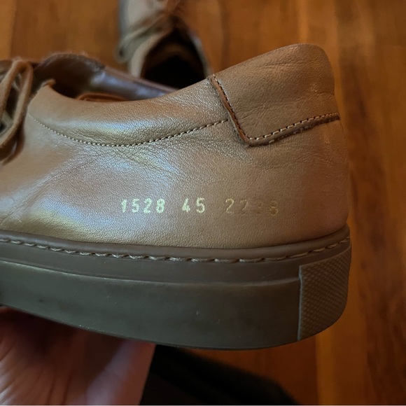 ✨COMMON PROJECTS | Original Achilles Beige / Tan Leather Sneakers / Trainers✨ - Picture 7 of 8